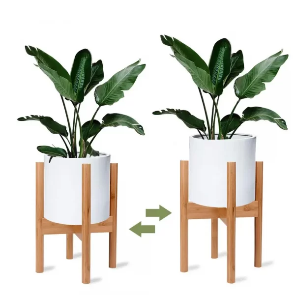 bamboo plant stands indoor